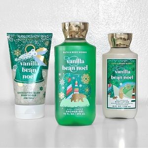 NEW Bath & Body Works Vanilla Bean Noel Bundle